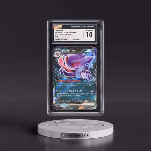 2024 Wild Force #047/071 Gengar ex - Holo (CGC 10 GEM MINT)