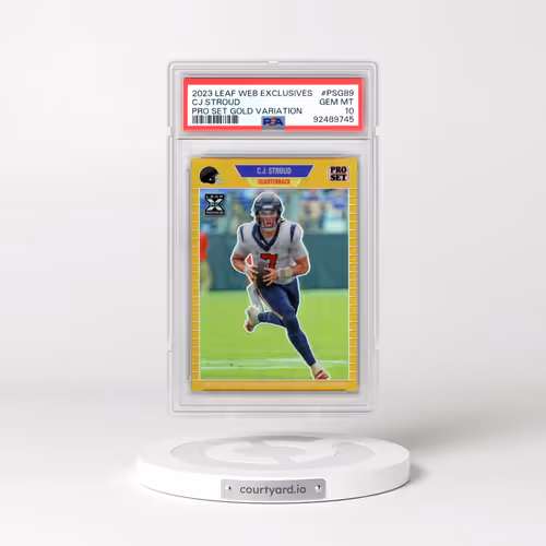 2023 Leaf Web Exclusives #PSG89 CJ Stroud - Pro Set Gold (PSA 10 GEM MINT)