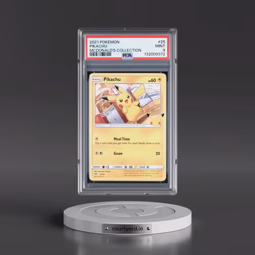 2021 Pokémon Mcdonald's Collection #25 Pikachu (PSA 9 MINT)