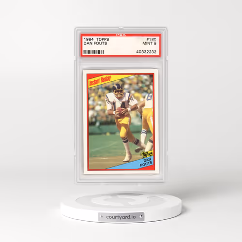 1984 Topps #180 Dan Fouts (PSA 9 MINT)