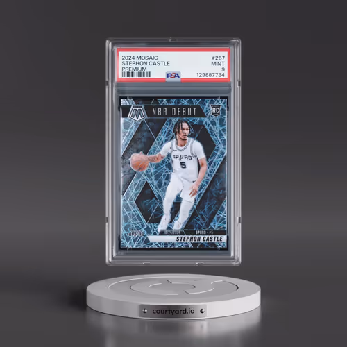 2024 Panini Mosaic #267 Stephon Castle - Premium (PSA 9 MINT)