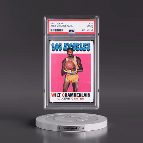 1971 Topps #70 Wilt Chamberlain (PSA 2 GOOD)