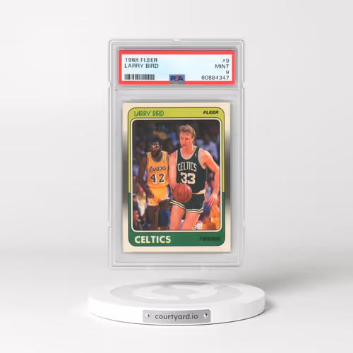 1988 Fleer #9 Larry Bird (PSA 9 MINT)