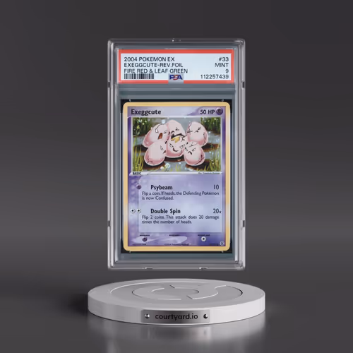 2004 Pokémon EX Fire Red & Leaf Green #33 Exeggcute - Reverse Foil (PSA 9 MINT)