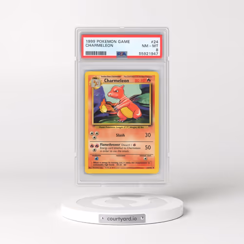 1999 Pokémon Game #24 Charmeleon (PSA 8 NM-MT)