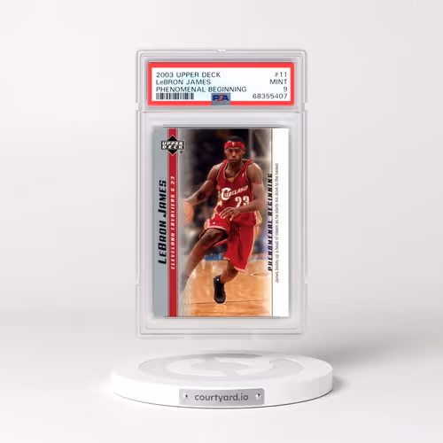 2003 Upper Deck Lebron James Phenomenal Beginnings #11 LeBron James (PSA 9 MINT)