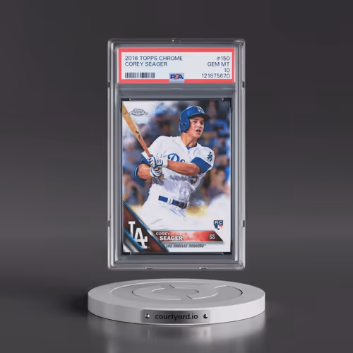 2016 Topps Chrome #150 Corey Seager (PSA 10 GEM MINT)