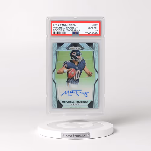 2017 Panini Prizm Rookie Autographs #MT Mitchell Trubisky (PSA 10 GEM MINT)