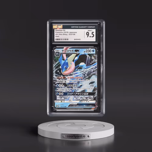 2018 Pokémon Sun & Moon Ultra Shiny GX #033 Greninja GX - Holo (CGC 9.5 MINT+)