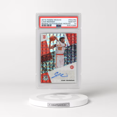 2019 Panini Mosaic Rookie Autographs Mosaic #RACRD Cam Reddish (PSA 10 GEM MINT)