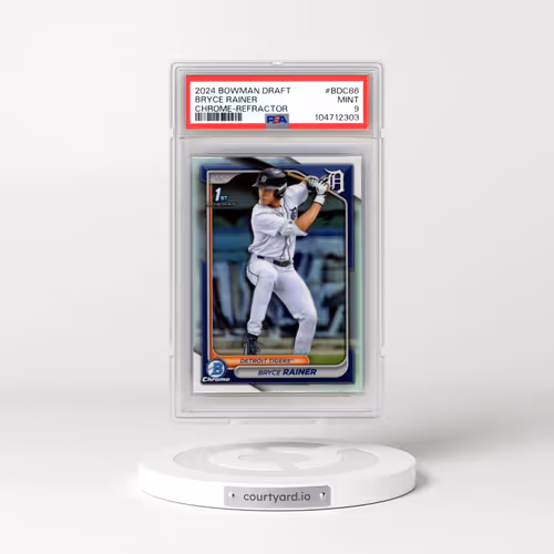 2024 Bowman Draft #BDC86 Bryce Rainer - Chrome-Refractor (PSA 9 MINT)