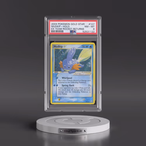 2004 POKEMON EX TEAM ROCKET RETURNS #107 MUDKIP-HOLO EX TEAM ROCKET RETURNS