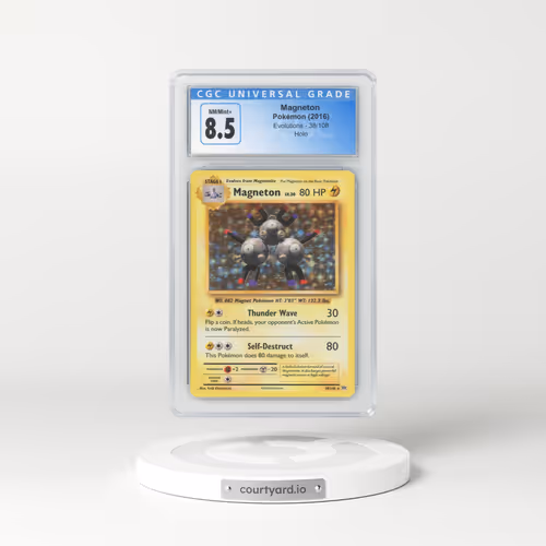 2016 Evolutions #38/108 Magneton - Holo (CGC 8.5 NM-MT+)