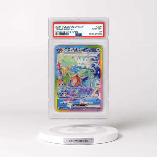 2024 Pokémon Sv8a-Terastal Fest EX #226 Terapagos EX - Holo Special Art Rare (PSA 10 GEM MINT)