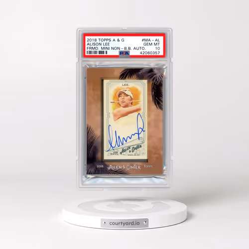2018 Topps Allen & Ginter Mini Non-Baseball Autographs #MA-AL Alison Lee (PSA 10 GEM MINT)