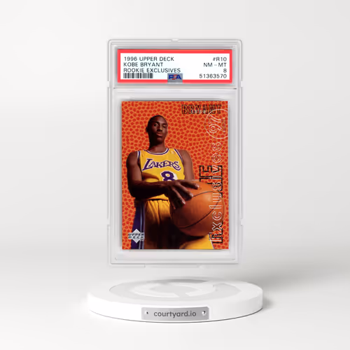1996 Upper Deck Rookie Exclusives #R10 Kobe Bryant (PSA 8 NM-MT)