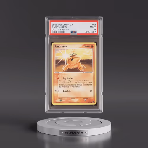 2005 Pokémon EX Delta Species #82 Sandshrew (PSA 9 MINT)