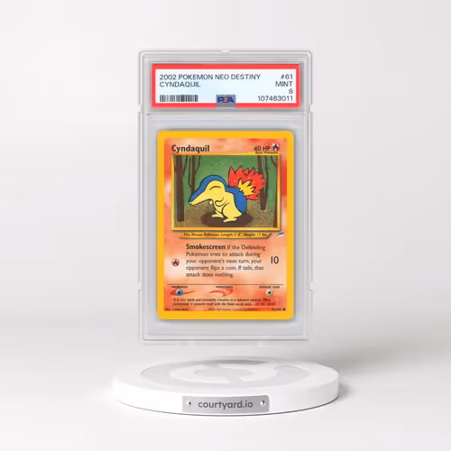 2002 Pokémon Neo Destiny #61 Cyndaquil (PSA 9 MINT)