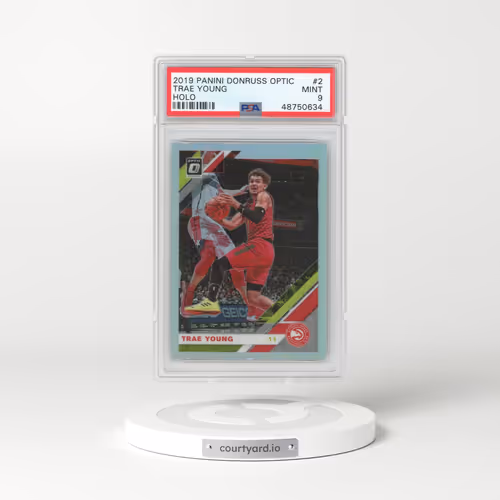 2019 Panini Donruss Optic #2 Trae Young - Holo (PSA 9 MINT)