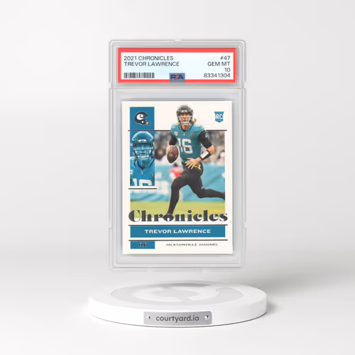 2021 Panini Chronicles #47 Trevor Lawrence (PSA 10 GEM MINT)
