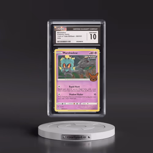 2023 Trick or Trade BOOster (2023) #080/203 Marshadow - Holo (CGC 10 GEM MINT)