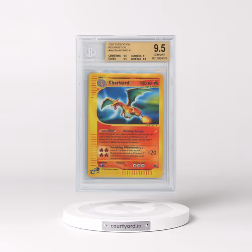 2002 Expedition #40 Charizard - Reverse Holo (BGS 9.5 GEM MINT)
