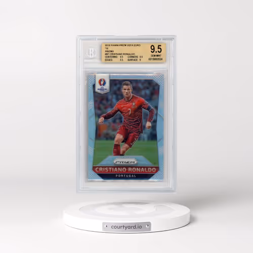 2016 Panini Prizm UEFA Euro '16 Prizms #97 Cristiano Ronaldo (BGS 9.5 GEM MINT)