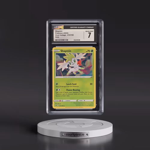 2020 Vivid Voltage #015/185 Shaymin - Holo (CGC 7 NM)
