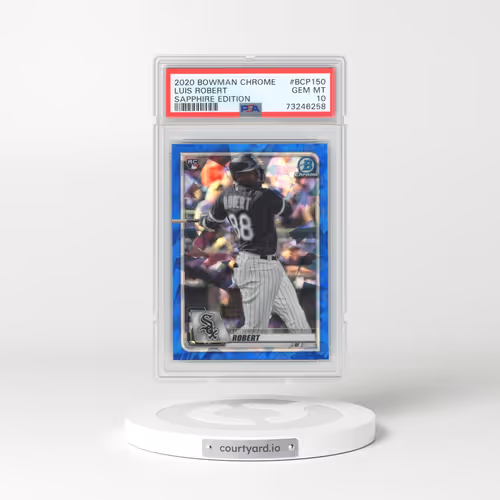 2020 Bowman Chrome Sapphire Edition #BCP150 Luis Robert (PSA 10 GEM MINT)