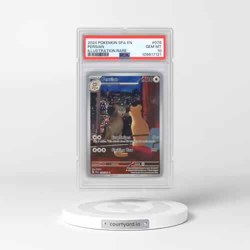 2024 Pokémon Sfa EN-Shrouded Fable #078 Persian - Illustration Rare (PSA 10 GEM MINT)