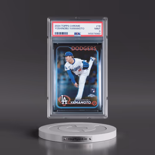 2024 Topps Chrome #18 Yoshinobu Yamamoto (PSA 9 MINT)