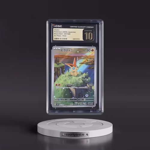 2025 Black Bolt - sv11B #097/086 Victini - Art Rare Holo (CGC 10 PRISTINE)