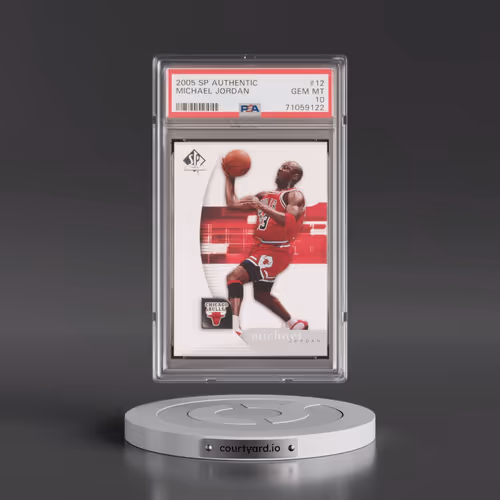 2005 SP Authentic #12 Michael Jordan (PSA 10 GEM MINT)