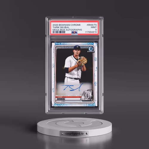 2020 Bowman Chrome Mega Box Autographs #BMATS Tarik Skubal (PSA 9 MINT)