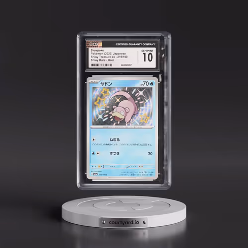 2023 Shiny Treasure ex #219/190 Slowpoke - Shiny Rare Holo (CGC 10 GEM MINT)