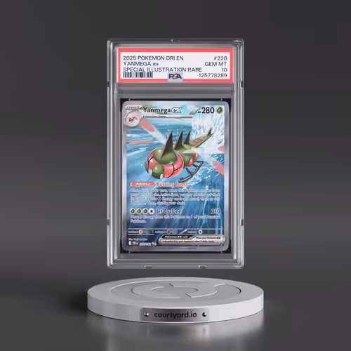 2025 Pokémon Dri EN-Destined Rivals #228 Yanmega EX - Holo Special Illustration Rare (PSA 10 GEM MIN