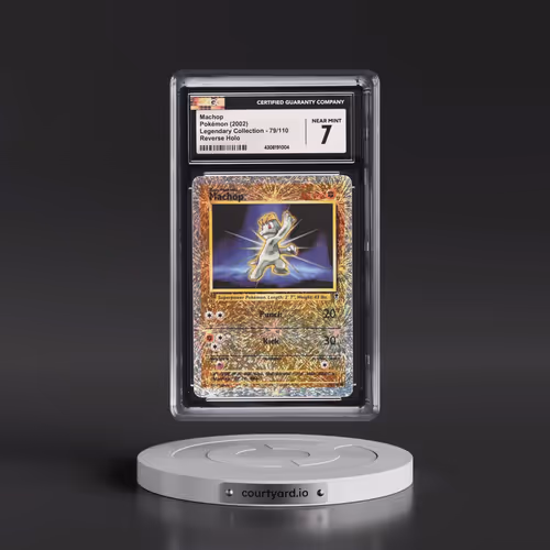 2002 Legendary Collection #79/110 Machop - Reverse Holo (CGC 7 NM)