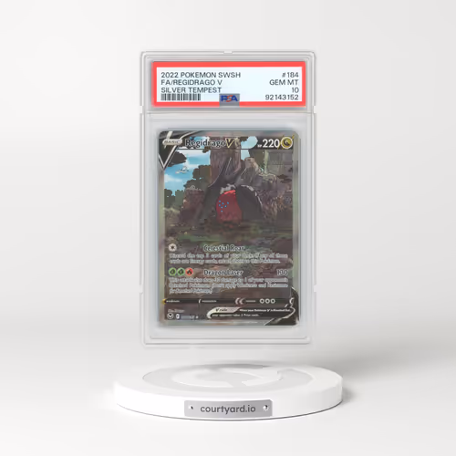 2022 Silver Tempest #184 Regidrago V - Holo (PSA 10 GEM MINT)