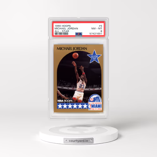 1990 Hoops #5 Michael Jordan - All-Star (PSA 8 NM-MT)