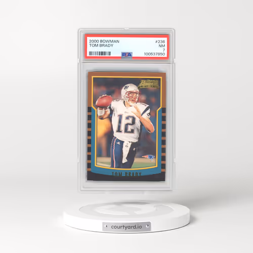 2000 Bowman #236 Tom Brady (PSA 7 NM)