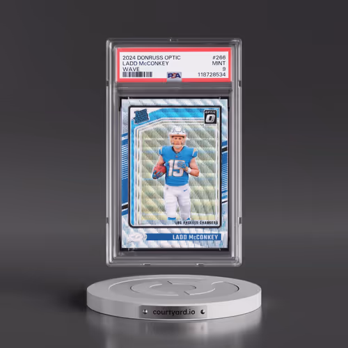 2024 Panini Donruss Optic #266 Ladd McConkey - Wave (PSA 9 MINT)