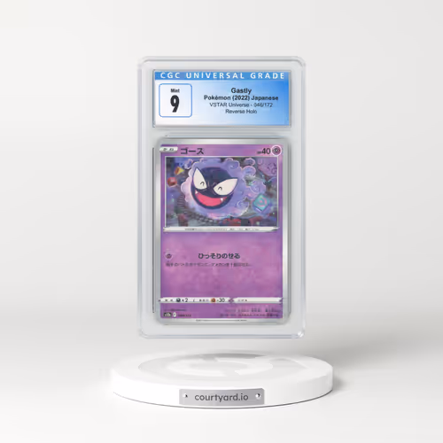 2022 Japanese VSTAR Universe #46 Gastly - Holo (CGC 9 MINT)
