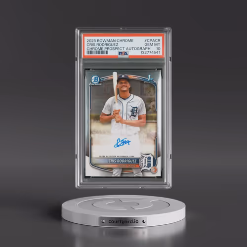 2025 Bowman Chrome Prospect Autographs #CPACR Cris Rodriguez (PSA 10 GEM MINT)