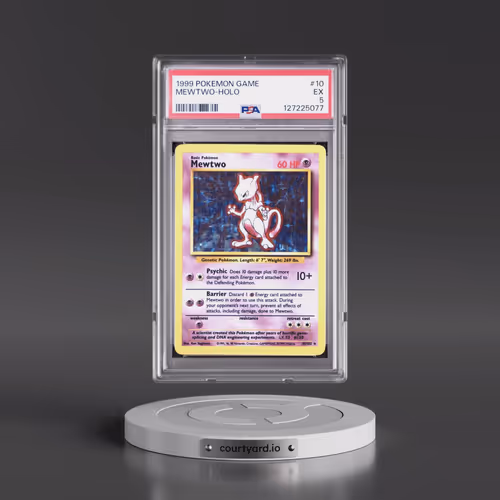 1999 Pokémon Game #10 Mewtwo - Holo (PSA 5 EX)