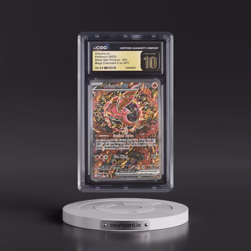 2025 Black Star Promos - Mega Evolution MEP EN #024 Oricorio ex - Mega Charizard X ex Ultra Premium