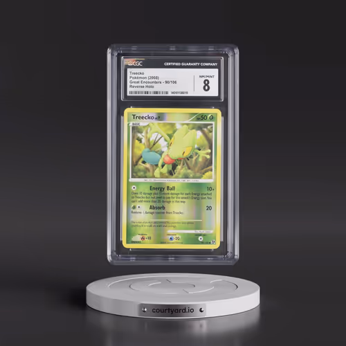2008 Great Encounters #90/106 Treecko - Reverse Holo (CGC 8 NM-MT)