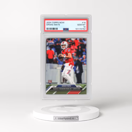 2024 Topps Now #10 Drake Maye (PSA 10 GEM MINT)