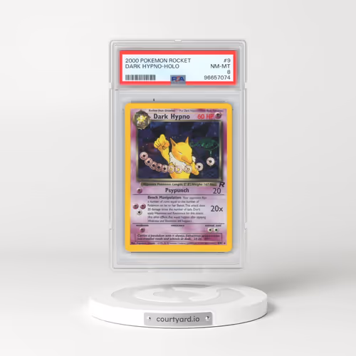 2000 Pokémon Rocket #9 Dark Hypno - Holo (PSA 8 NM-MT)