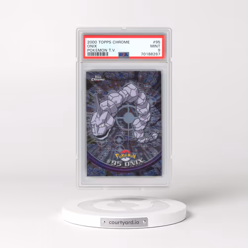 2000 Topps Chrome Pokémon T.V. #95 Onix (PSA 9 MINT)