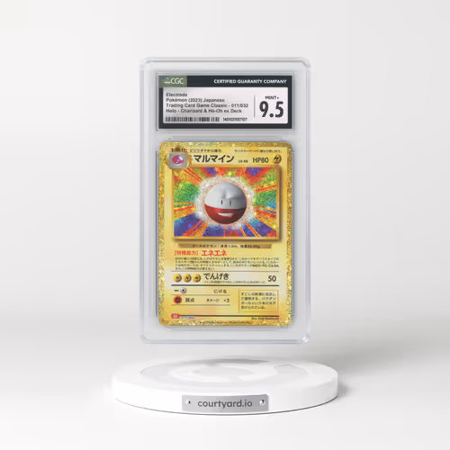 2023 Trading Card Game Classic - CLF, CLL, CLK #011/032 Electrode - Holo Charizard & Ho-Oh ex Deck - CLL (CGC 9.5 MINT+)
